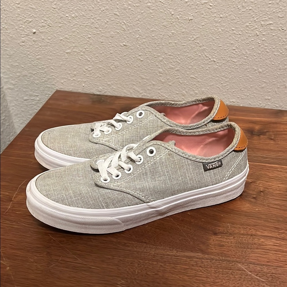 Vans Off the Wall Women's Size 8 Low‎ Plaid Canvas Lace Up Skate Shoes Women's 6